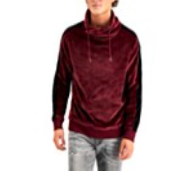COPY - Men's Burgundy and Black Sweater - Picture 1 of 5